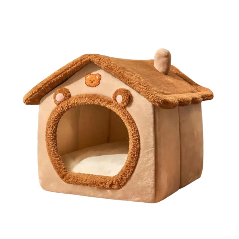 Casa de Pet Dobrável - Sofá Aconchegante para Gatos e Cães Pequenos!