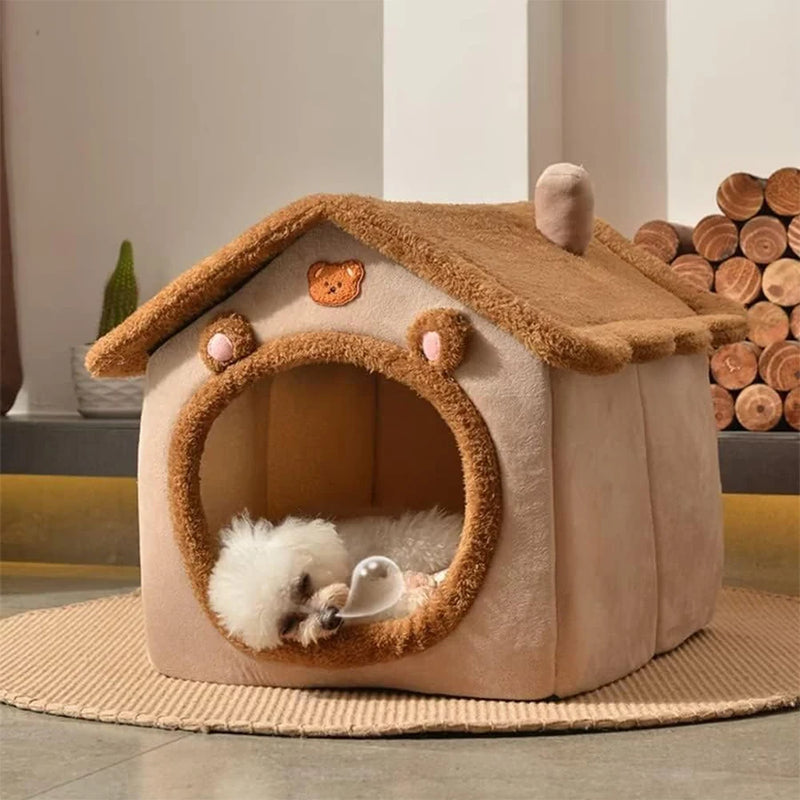 Casa de Pet Dobrável - Sofá Aconchegante para Gatos e Cães Pequenos!